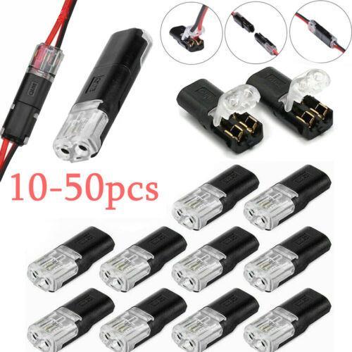 hot๑-10-50pcs-2-pin-way-plug-car-electrical-wire-cable-automotive-strip-terminal-connection
