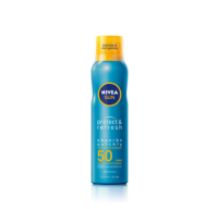 Nivea sun Protect &amp; Dry touch spray นีเวีย ซัน กันแดด โพรเท็คแอนด์ดราย ทัช ซัน สเปรย์ เอสพีเอฟ 50 200 ml กันแดดสเปรย์