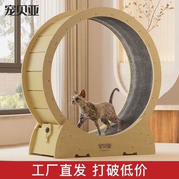 Cat Treadmill Wheel Cats Dog Running Wheel Roller Cat Treadmill Mute