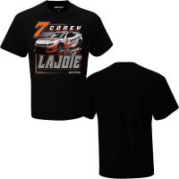 Corey Lajoie 20237 Schluter Systems Spire Motorsports Nascar Racing Team 1 Sided Black Tshirt