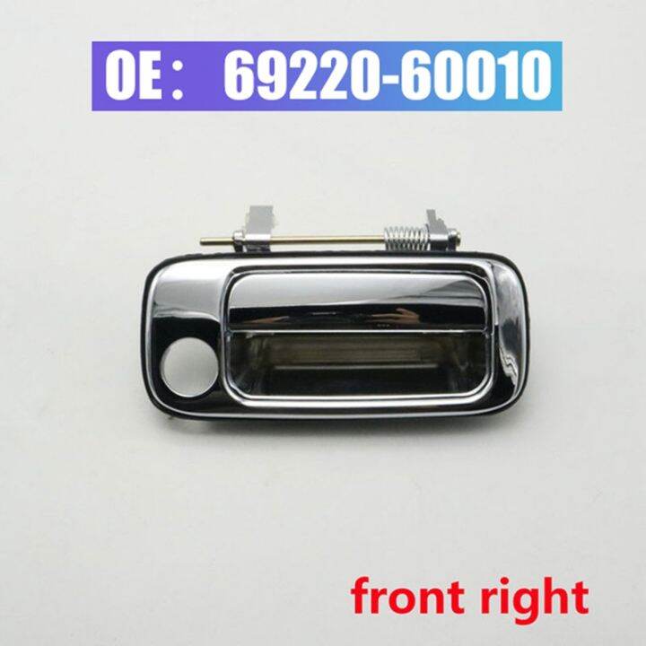 รถด้านหน้าขวาภายนอกมือจับประตูด้านนอก69210-60020สำหรับ-toyota-land-cruiser-80-lc80-fzj80-4500-1991-1997