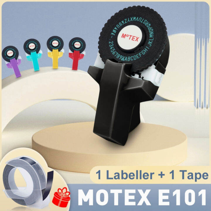 3D Embossing Label Maker Motex E101 Manual 3D Labeling Replace for Dymo