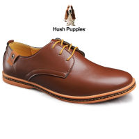 Hush Puppies_รองเท้าผู้ชาย รุ่น Waller HP 8HDF985B2F - สีน้ำตาล Formal Shoes รองเท้าทางการ รองเท้าอ็อกซ์ฟอร์ด Plus Size EU38-48