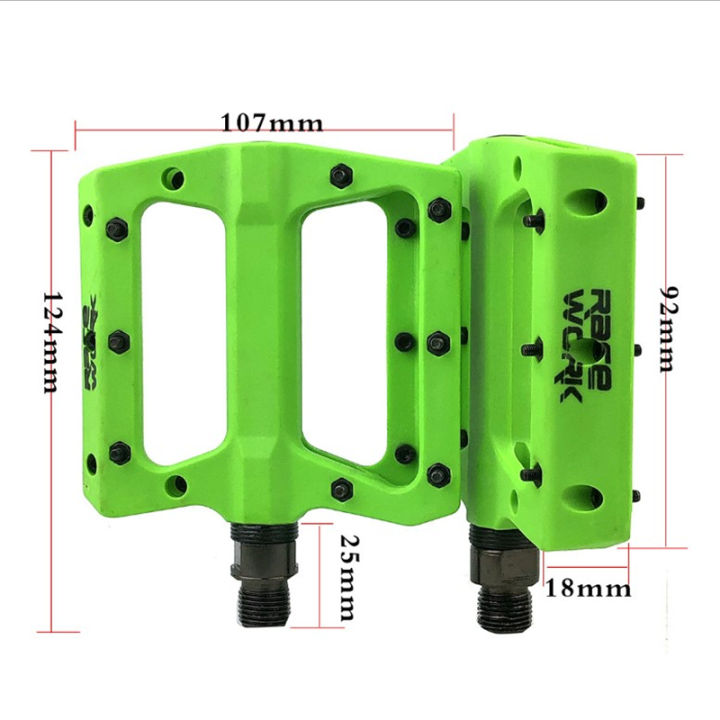 racework-bicycle-nylon-pedals-mtb-contact-automatic-flat-mountain-platform-racing-bike-foot-hold-footrest-bicycle-accessories