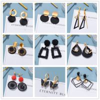 【YP】 Color Drop Earrings for Round Brinco Jewelry