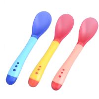 ☍﹍ 3pcs/lot Temperature Sensing Spoon for Baby Safety Infant Feeding Spoons Kids Children Boy Girl Toddler Flatware Drop Shipping