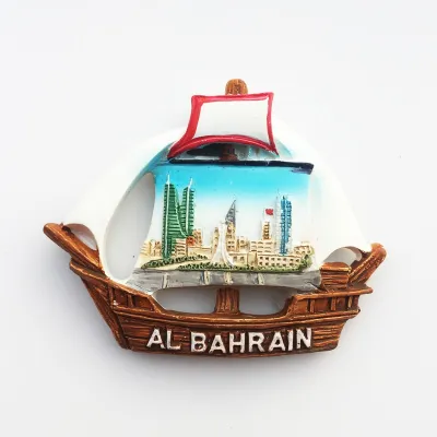 Bahrain Tourism Souvenirs Fridge Stickers Wedding Gifts Home Decor Bahrain Travelling Magnetic Stickers for Refrigerator