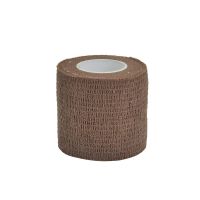 Special Offers 1/6/10 Pcs Brown Gauze  Bandage Self-Adhesive Breathable Elastic Bandages For Sports Fixing Finger Wrist Leg