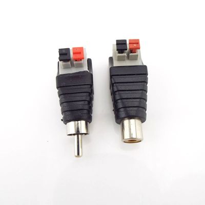 ；【‘； Speaker Wire Cable To Audio Male RCA Connector Adapter Jack Plug For SMD5050 SMD3528 SMD5730 Single Color LED Strip