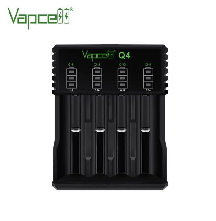 แท่นชาร์จ-vapcell-q4-ชาร์จไว-2a-สำหรับ-ถ่านชาร์จ-3-7v