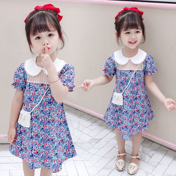 ชุดเด็กผู้หญิง-2020-ใหม่เด็กเกาหลีกระโปรงทารกเจ้าหญิงฤดูร้อนกระโปรง