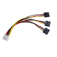 THTRHWTH การเชื่อมต่อคอมพิวเตอร์ ATA 4 พิน IDE Molex SATA ตัวแยกไฟ สายต่อ สายต่ออะแดปเตอร์ อะแดปเตอร์