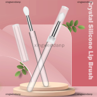 xingwendanp ลิปกลอสแบบพกพา applicator แปรงซิลิโคนอเนกประสงค์พร้อมฝาครอบฝุ่น