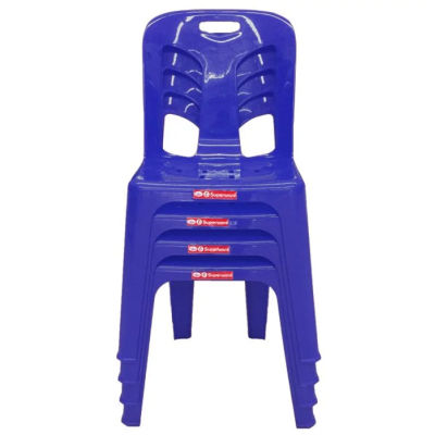 OA Furniture เก้าอี้พลาสติก Superware รุ่น CH-50 4 ตัว( สีน้ำเงิน)
