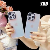 YBD เคสโทรศัพท์แสงเลเซอร์ สำหรับ iPhone 7 Plus 8 Plus SE2020 11 12 13 14 15 Pro Max 14 15 Plus X XS Max XR แผ่นอะคริลิคด้านล่างเคสวัสดุป้องกันการตก