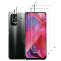 For Oppo A54 5G / A74 5G Camera Lens Film and Phone Protective Tempered Glass Screen Protector