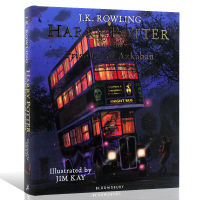 Harry Potter and the prisoner of Azkaban original English novel hardcover full color illustrated JK Rowling