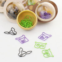 20PCSLOT Wizard Shape Paper Clips candy Color Funny Kawaii Bookmark Office School Stationery Marking Clips H0066