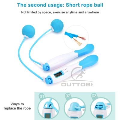 Outtobe Tali Skipping Digital Adjustable Jumping Rope with Display