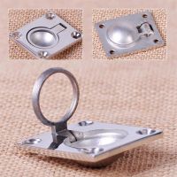 hang qiao shop1pc Stainless Steel Ring Handle Flush Hatch Locker Cabinet Pull Lift Boat Marine