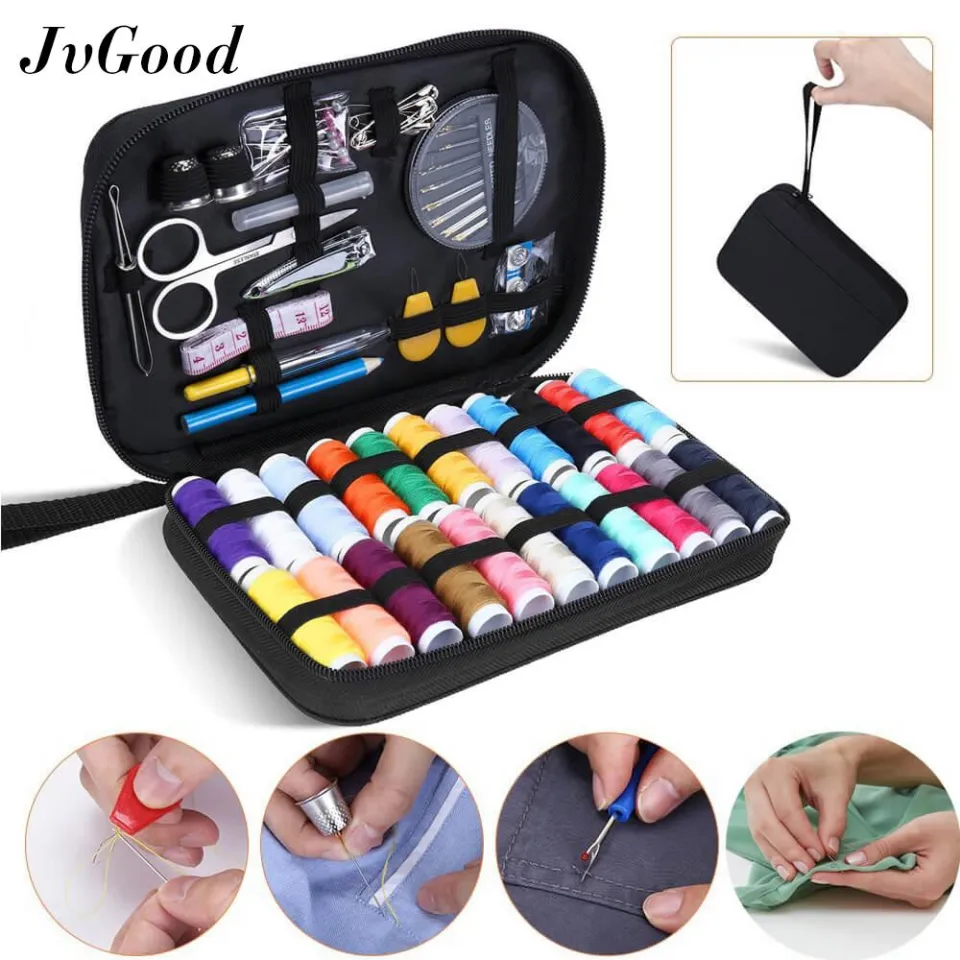 Portable Household Sewing Kit Box DIY Embroidery Handwork Tool