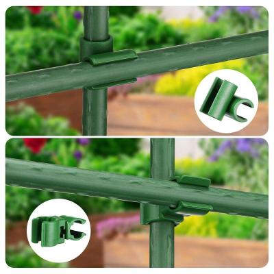 Garden Clips Plant Support Fixed Connector A-Type cket Climbing Frame Set Cross-Buckle Fixing Joints