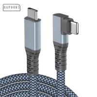 HAF0083 สาย USB C สายฉายภาพ สายชาร์จไฟ สายชาร์จเร็ว PD สายชาร์จเร็ว สายชาร์จเร็ว สาย Type C ถึง Type C สายเคเบิลวิดีโอ สายเคเบิล USB-C