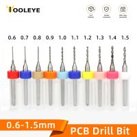 10pcs 0.6-1.5mm Mini Drill Bit Set For Print Circuit Board Carbide CNC Drill Bits PCB Drils 1/8 Fixed Shank Metal Drilling Tool