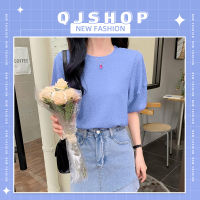 QJshop  นำแฟชั่น ?เสื้อผู้หญิง เสื้อแขนตุ๊กตาคอกลม ผ้าดีใส่สบาย ?ไม่ต้องรีด แมทกางเกงกระโปร่งได้ทุกแบบสุดปังงง