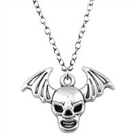 Spider Bat Skeleton Necklace Jewelry Making Supplies Vintage Fashion Jewelry On The Neck