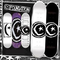 แผ่นสเก็ตบอร์ดแท้ FOUNDATION Skateboard Deck ขนาด8.0 สินค้าพร้อมส่ง