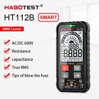 ZZOOI Habotest HT112B 6000 Counts Smart Digital Multimeter 600V NCV Voltage Test Live Wire Check Ammeter Ohmmeter Hz Diode Continuity