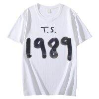 2023 1989 Original 100% Cottonเสื้อยืดผู้ชายSwiftกราฟิกเสื้อยืดสำหรับชายฤดูร้อนพิมพ์เสื้อยืดแขนสั้นจัดส่งฟรี