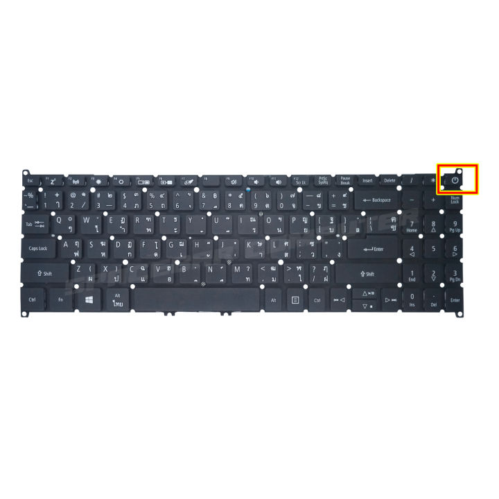 คีย์บอร์ด-เอเซอร์-acer-keyboard-ไทย-อังกฤษ-สำหรับรุ่น-acer-nitro-a515-53-a515-53g-a515-54-ระวังมี-2-แบบ