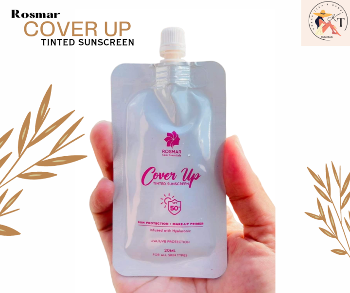 RosmarTinted Sunscreen Cover Up SPF50 20ml Lazada PH