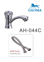 Gaoma ??ก๊อกอ่างล้างหน้า ก๊อกล้างหน้า ก๊อกล้างมือBasin Faucet Cold Tap (Zinc ally) AH-044C