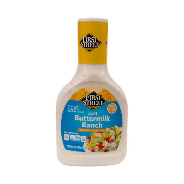 First Street Light Buttermilk Ranch Dressing 16oz Lazada PH