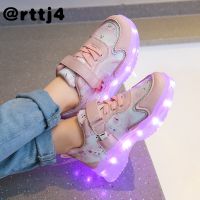 rttj4 Girls sports shoes 2022 children LED light shoes girl shoes Aisha princess shoes soft sole childrens shoesTH