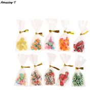 ↂ 1Bag 1:12 Dollhouse Miniature Dried Fruit Candy Snacks Food Model Kids Pretend Play Toy Doll House Accessories