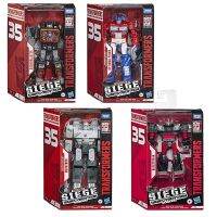 Hasbro หม้อแปลงสงครามสำหรับ Cybertron 35Th Soundblaster Bluestreak ออปติมัสไพรม์ Megatron Deluxe ของเล่นตุ๊กตาขยับแขนขาได้