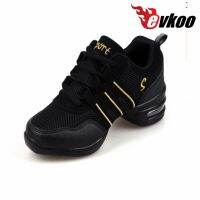 hot【DT】 Dancing Shoes Jazz Sneakers Hip Hop red white Breathable soft outsole comfortable flexible Sport J-002