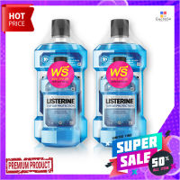 ลิสเตอรีน น้ำยาบ้วนปาก สูตรทาทาร์ โพรเทคชั่น 750 มล. x 2 ขวดListerine Mouthwash Tartar Protection 750 ml x 2 bottles