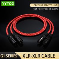 【Corner house】 YYTCG ไฮไฟสาย XLR ที่มีคุณภาพสูง3ขา2 XLR ชายกับ2 XLR หญิงสายสัญญาณเสียง1เมตร2เมตร3เมตร5เมตร