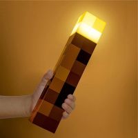 【CC】 Brownstone Torch Led Night Lights USB Rechargeable Table Lamp Room Decoration Kids Birthday Gifts