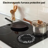 【YY】Nonslip Silicone Insulation Hot Pads Kitchen Induction Cooktop Mat Protector Reusable Insulation Rubber Hot Pads