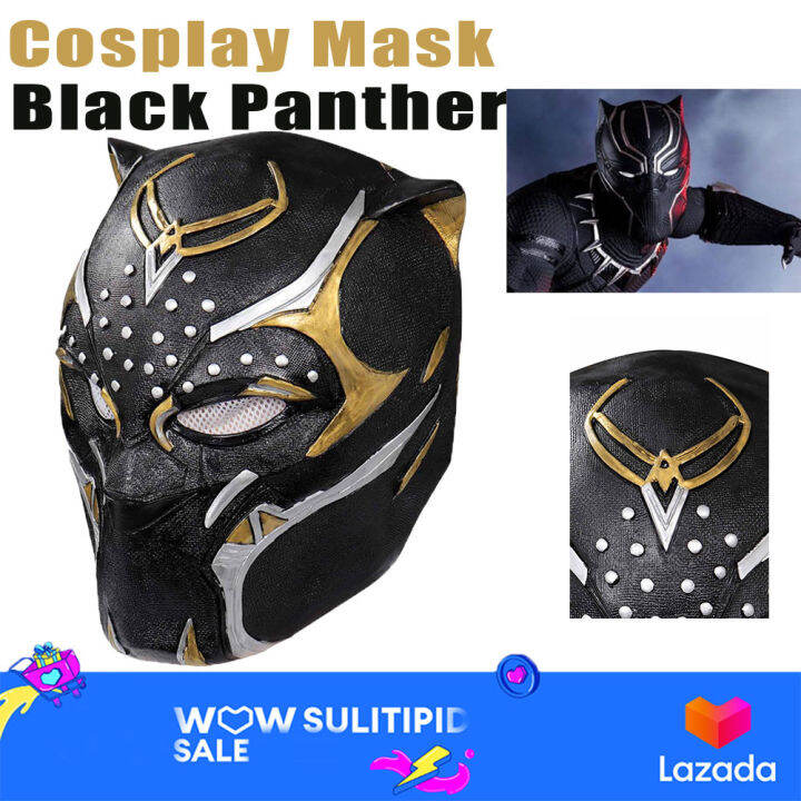 Black Panther Wakanda ForeverNew Black Panther Mask Cosplay Latex
