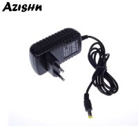 【support】 AZISHN AC 100-240V อินพุต DC 12V เอาต์พุต2A แหล่งจ่ายไฟ EU ปลั๊กไฟเครื่องบันทึกภาพกล้องวงจรปิดที่ชาร์จอะแดปเตอร์สำหรับกล้องอะนาล็อก