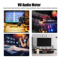 VU Meter การเดินสายไฟแบบรวมอย่างง่าย ปรับความสว่างแบ็คไลท์ เครื่องวัดระดับเสียงสำหรับการแปลงเครื่องเสียงรถยนต์สำหรับเครื่องเสียงภายในบ้าน