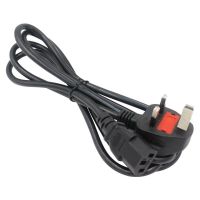 【YF】 UK Plug Power Cord British Main IEC C13 Kettle AC Extensio Cable 1.5m 1.8m For PC Computer Monitor Printer 3D TV