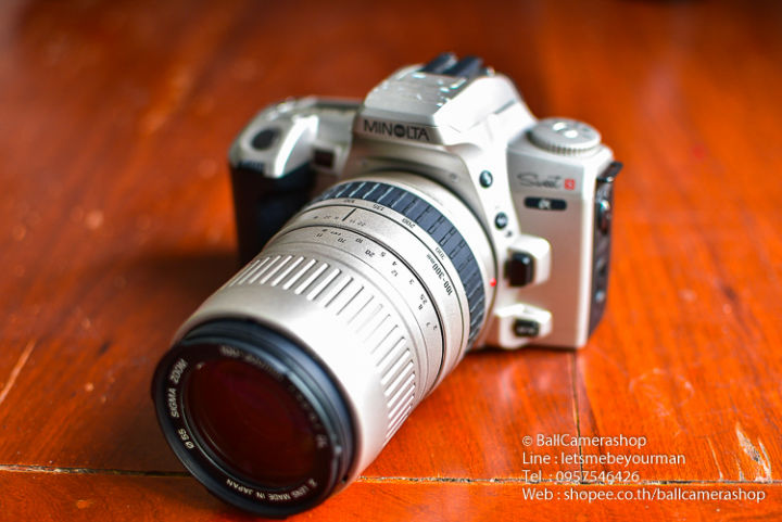 ขายกล้องฟิล์ม-minolta-sweet-a-serial-99024331-พร้อมเลนส์-sigma-100-300mm